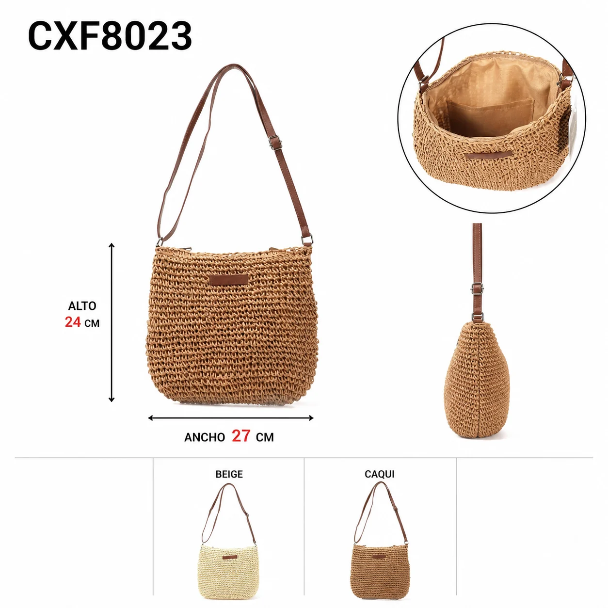 Bag raffia CXF8023