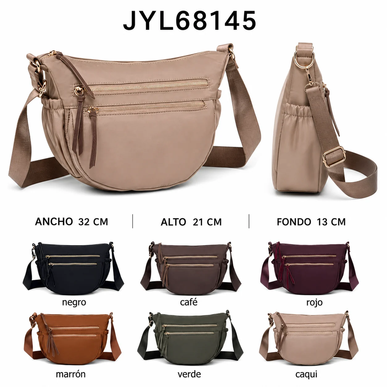 Crossbody bag half-moon JYL68145