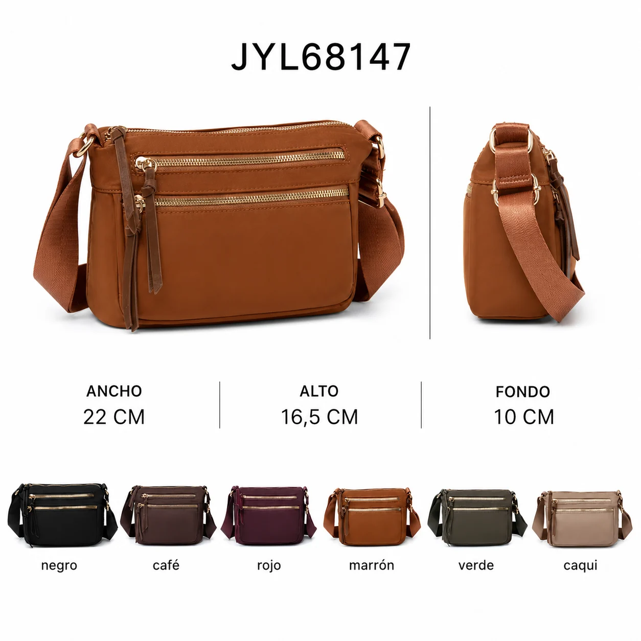 Bossa bandolera multibutxaca JYL68147