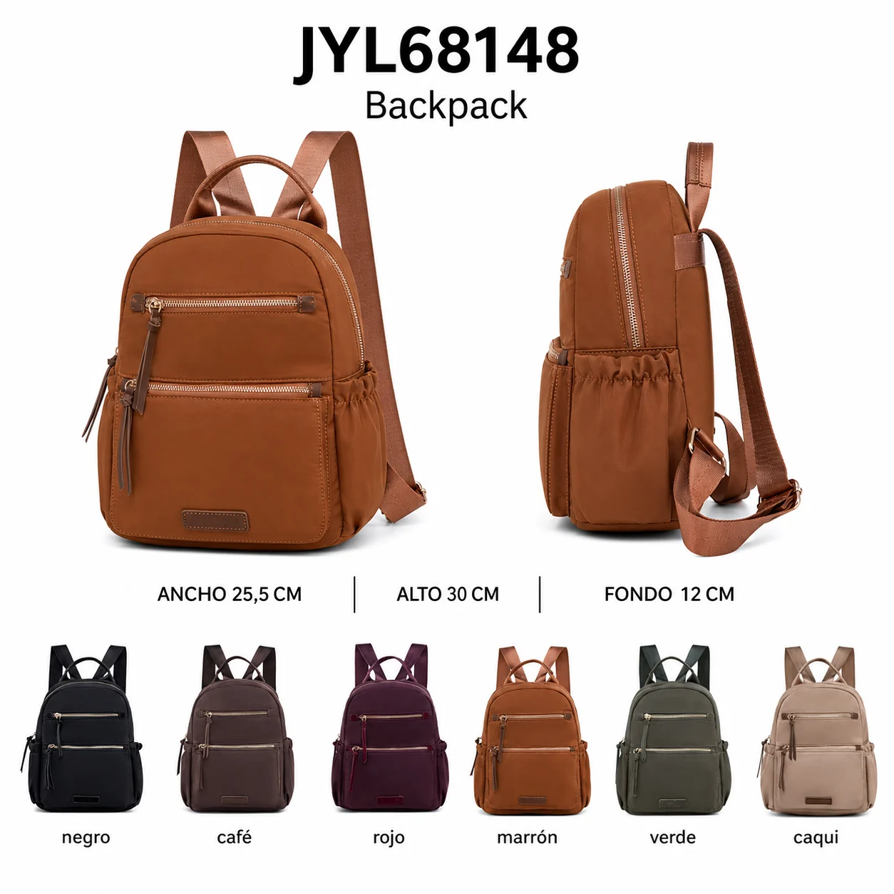 Backpack urban multi-pocket JYL68148