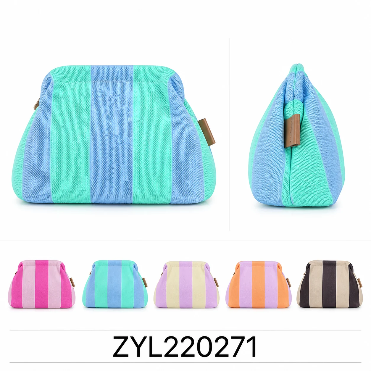 Handbag striped ZYL220271