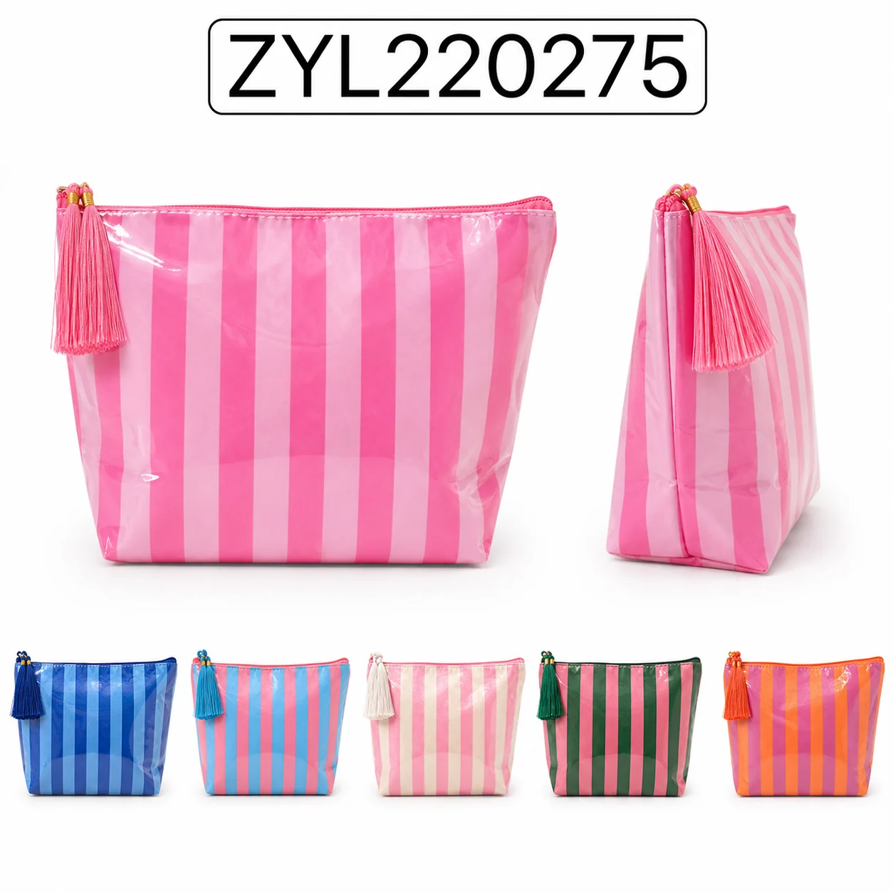 Necesser de ratlles amb borla ZYL220275